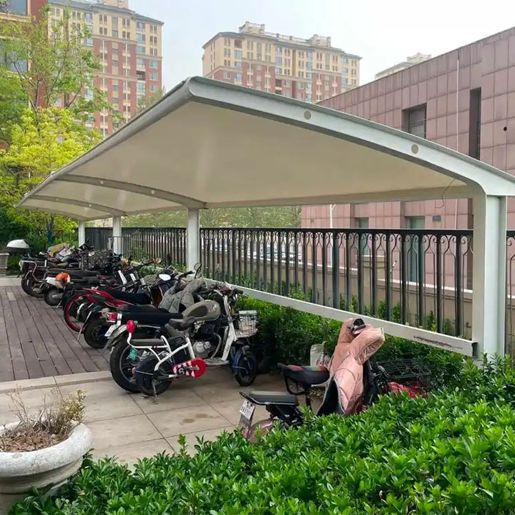 拉萨膜结构电动车棚