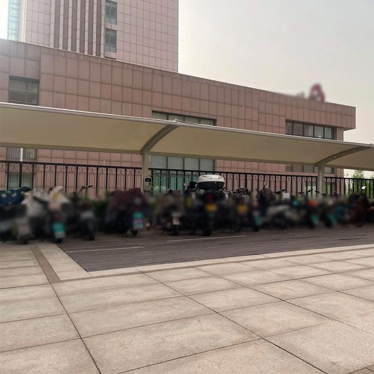 拉萨膜结构电动车棚